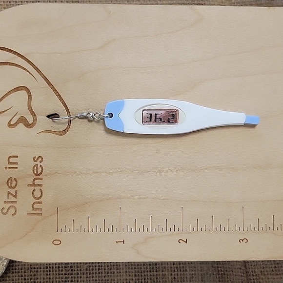 THERMOMETER EARRINGS - Picture 5 of 6